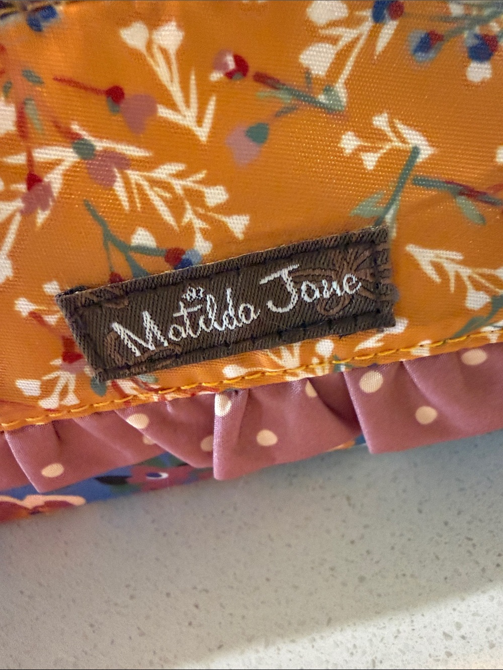 Matilda Jane Pencil or Cosmetic Case Ruffle NWT - Picture 6 of 8